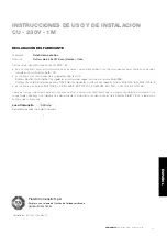 Preview for 31 page of Comunello Automation CU-230V-1M Installation And User Manual