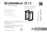 Предварительный просмотр 2 страницы Comunello Automation DART SYNC Installation And User Manual