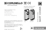 Предварительный просмотр 10 страницы Comunello Automation DART Installation And User Manual