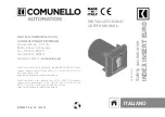 Preview for 2 page of Comunello Automation GINSEXEUN0B00 Installation And User Manual