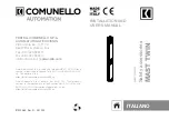 Предварительный просмотр 2 страницы Comunello Automation GMASTT10N0G00A Installation And User Manual