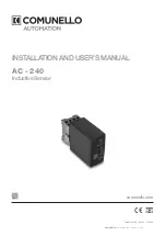 Comunello LD100 200 Installation And User Manual предпросмотр