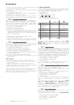 Предварительный просмотр 128 страницы Comunello QUAD 24V HP Installation And User Manual