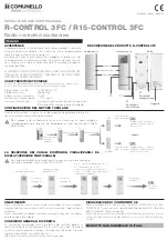 Preview for 1 page of Comunello R-CONTROL 3FC Installation And User Manual