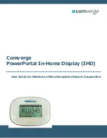 Comverge PowerPortal IHD User Manual предпросмотр