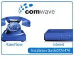 comwave DCM 476 Installation Manual preview