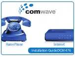 Preview for 1 page of comwave DCM 476 Installation Manual