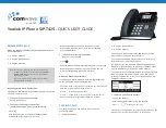 comwave SIP-T42S Quick User Manual preview