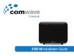 Preview for 1 page of comwave SR516 Installation Manual