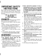 Preview for 1 page of Conair 070XCHC Instruction & Styling Manual