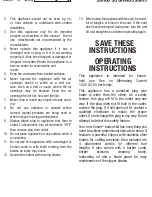 Preview for 3 page of Conair 10 piece HC90JCC Instructions For Care And Use