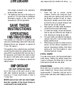 Preview for 6 page of Conair 124TSC Instruction And Styling Manual