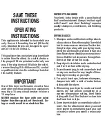 Preview for 3 page of Conair 126RDCC Instruction & Styling Manual