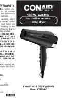 Preview for 5 page of Conair 178TWRC Instruction Manual