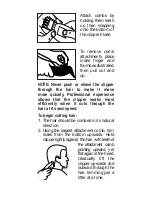 Preview for 6 page of Conair 20-piece HC200WXCSC Instructions For Care And Use