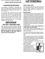 Preview for 3 page of Conair 227XC Instruction Manual