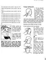 Preview for 7 page of Conair 27 piecee HC318XCSC Instructions For Care And Use