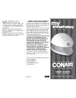 Preview for 2 page of Conair Air Revitalizer AR04 User Manual