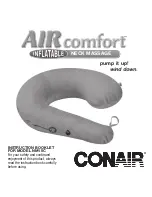 Preview for 8 page of Conair AirComfort NM15C Instruction Booklet