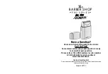 Preview for 1 page of Conair BARBER SHOP PRO Series Instruction Booklet