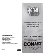 Предварительный просмотр 1 страницы Conair CB600TCSC Instruction Manual