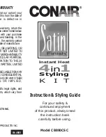 Preview for 7 page of Conair CB890CSC Instruction Manual