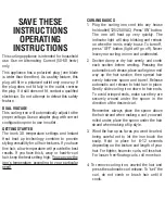 Preview for 3 page of Conair CD100LCSC Instruction & Styling Manual