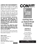 Preview for 6 page of Conair CD100LCSC Instruction & Styling Manual