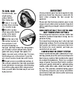 Preview for 2 page of Conair CD122XC Instruction & Styling Manual