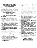 Conair CD86NCSC Instruction & Styling Manual preview