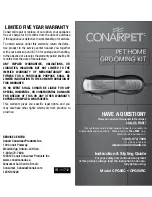 Conair CPG55C Instruction & Styling Manual preview