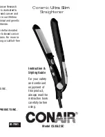 Preview for 8 page of Conair CS25LCSC Instruction & Styling Manual