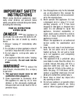 Preview for 2 page of Conair CTC71C Instructions For Use Manual