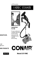 Предварительный просмотр 7 страницы Conair CTC71C Instructions For Use Manual