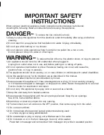 Preview for 1 page of Conair CTX 0 7C Operating Instructions Manual