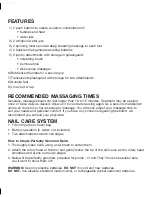 Preview for 2 page of Conair CTX 0 7C Operating Instructions Manual