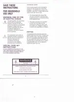 Preview for 3 page of Conair Cuisine CC-10 Instruction Booklet