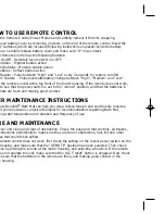 Preview for 7 page of Conair Deluxe MBTS4TC Instruction Booklet