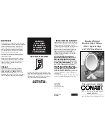 Preview for 2 page of Conair Double Sided Mirror BE18NX Use And Care Manual