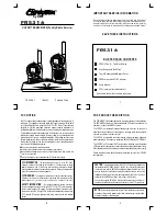 Preview for 1 page of Conair FRS316 User Manual
