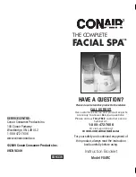 Preview for 5 page of Conair FS4RC Instruction Manual