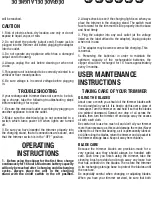 Предварительный просмотр 4 страницы Conair GMT189CGBC Instruction Booklet