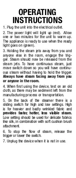 Preview for 7 page of Conair GS23 User Manual