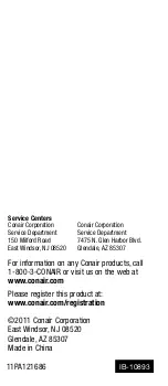 Preview for 11 page of Conair GS23 User Manual