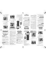 Conair HGL1 Instruction Booklet preview