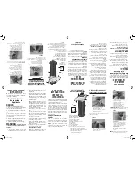 Conair HGL1 Instruction Booklet предпросмотр