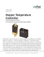 Preview for 1 page of Conair Hopper Temperature Controller User Manual