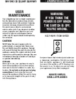 Preview for 3 page of Conair INFINITI INFCS31XRC Instruction Manual