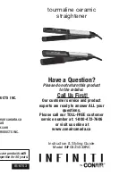 Preview for 7 page of Conair INFINITI INFCS31XRC Instruction Manual