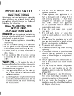 Preview for 1 page of Conair JB1000RC Instruction & Styling Manual